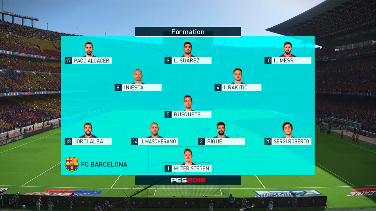 Новые составы pes 2018 Новые составы pes 2018