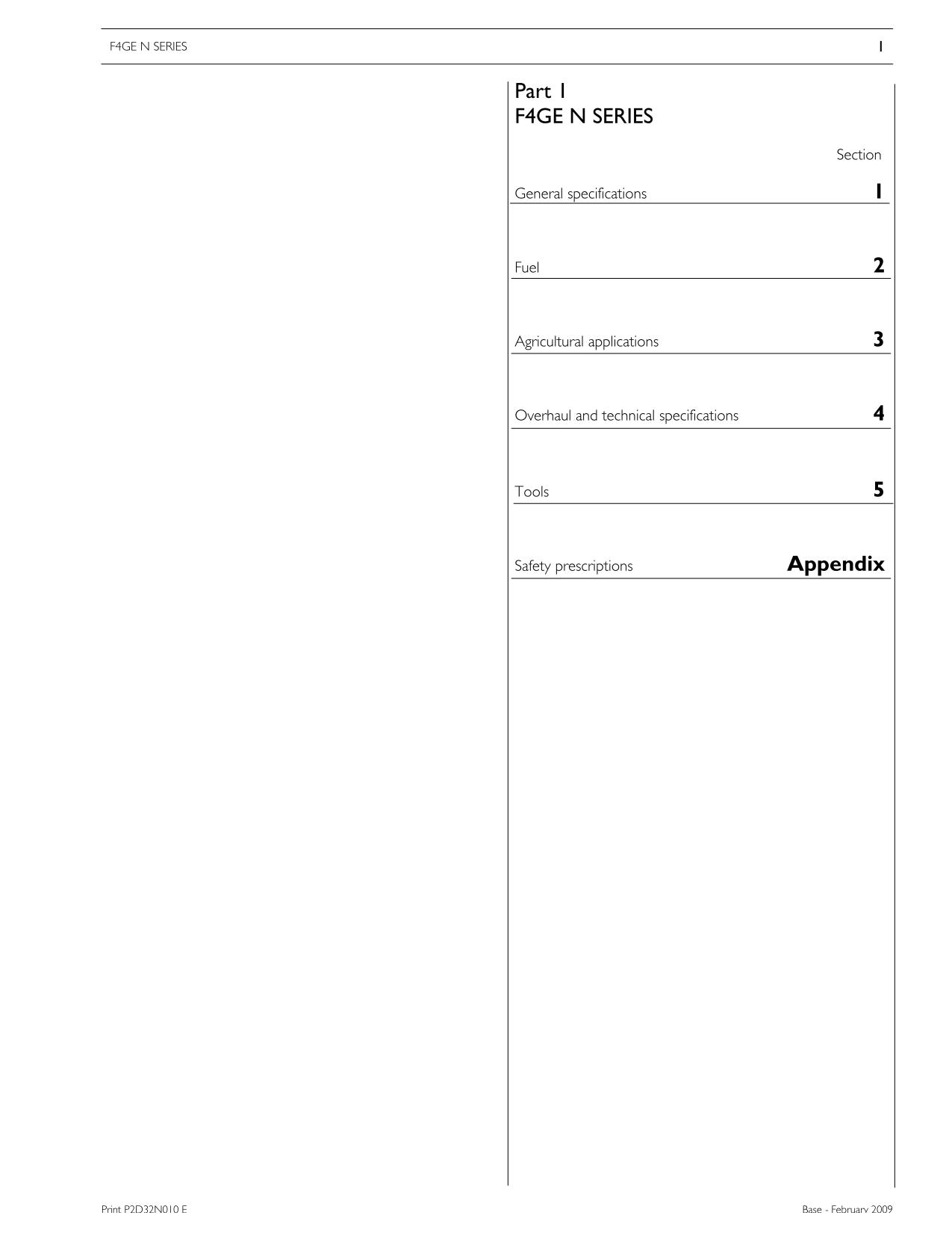 Repair and IVECO F4GE