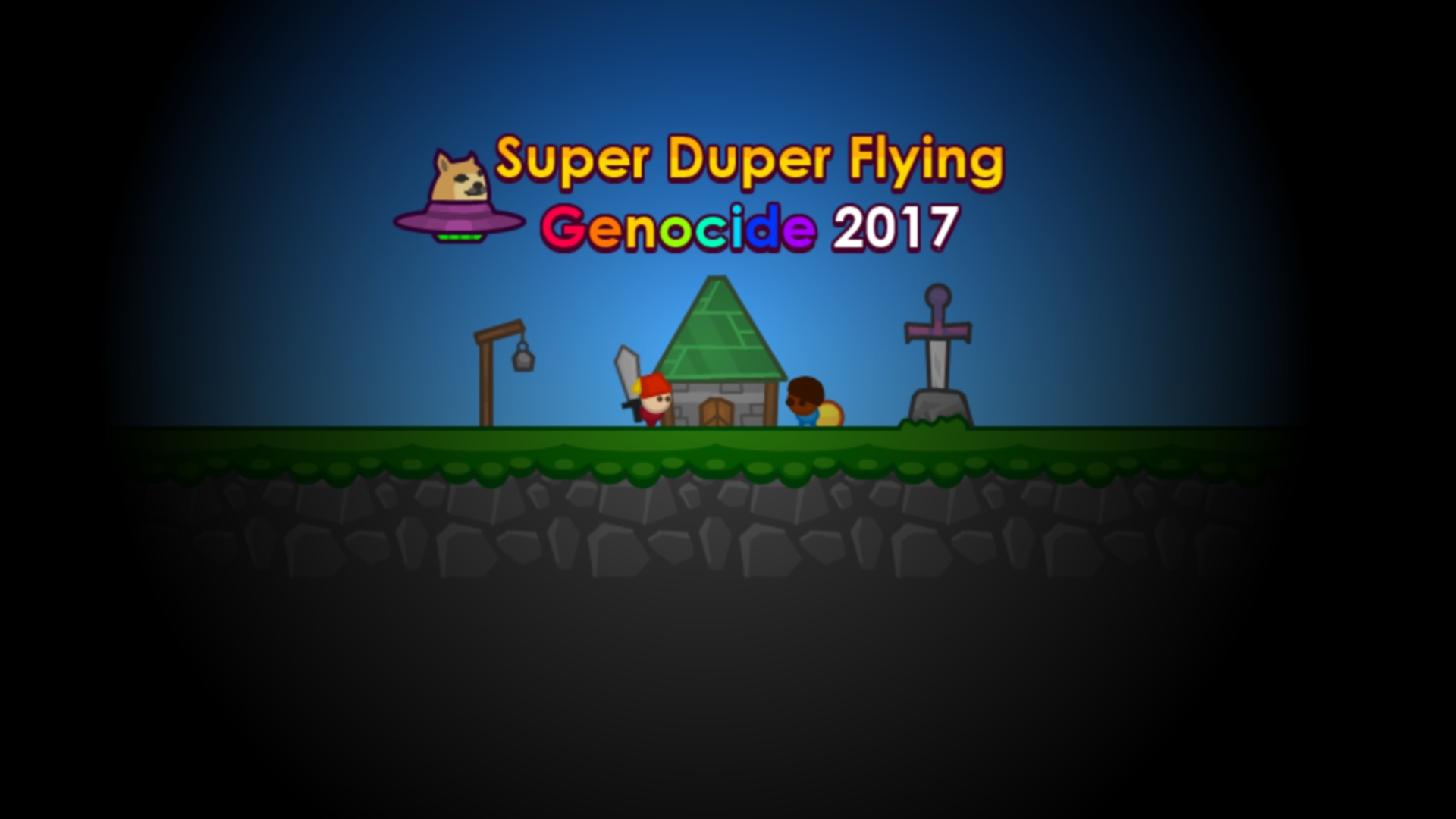 Super Duper Flying Genocide 2017 - это веселая игра про НЛО , которое хочет...
