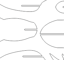 buy vector file of rhinoceros cardboard head template and download