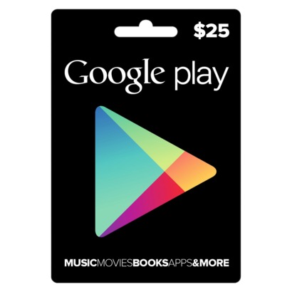 Google Play Gift Card $ 25 (real photo) + DISCOUNT