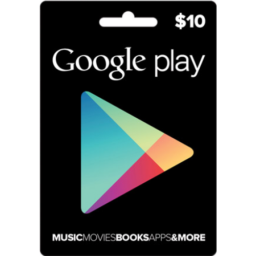 Google Play Gift Card $ 10 (real photo) + DISCOUNT
