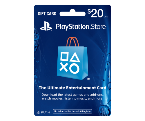 PSN Gift Card Code USA $ 20 for the PS4, PS3, PS Vita