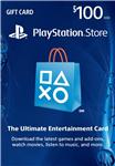 PSN Gift Card Code USA $100 для PS4, PS3, PS Vita