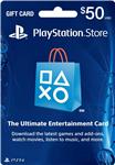 PSN Gift Card Code USA $50 for the PS4, PS3, PS Vita