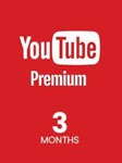 Youtube Premium, ключ/код США на 3 месяца