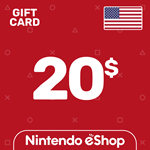 ⭐️Nintendo eShop 20$ (USD) США