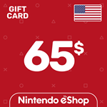 ⭐️Nintendo eShop 65$ (USD) США