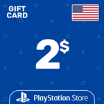 **Карта Пополнения PSN 2$ (USD) США