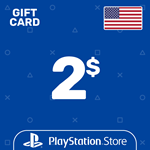 ⭐️Карта Пополнения PSN 2$ (USD) США