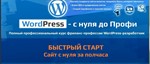 Программирование Курс WordPress – с нуля до Профи!