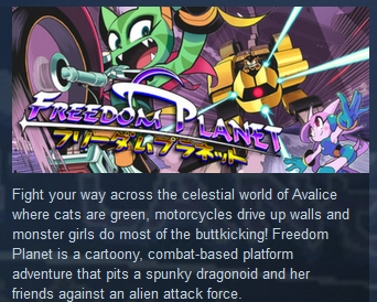 Freedom Planet (Steam Key / Region Free)