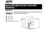 Инструкция на русском к APC Back-UPS BX650CI-RS