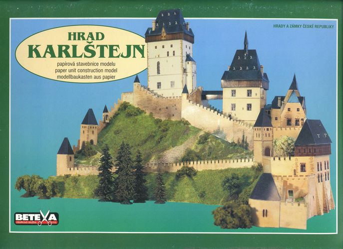 Karlstejn Castle (Castle Karlstein) - Model for assembl