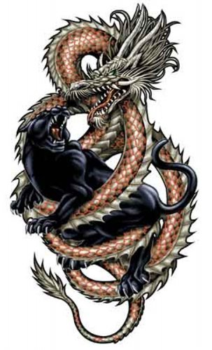 tattoo dragons (25pcs)
