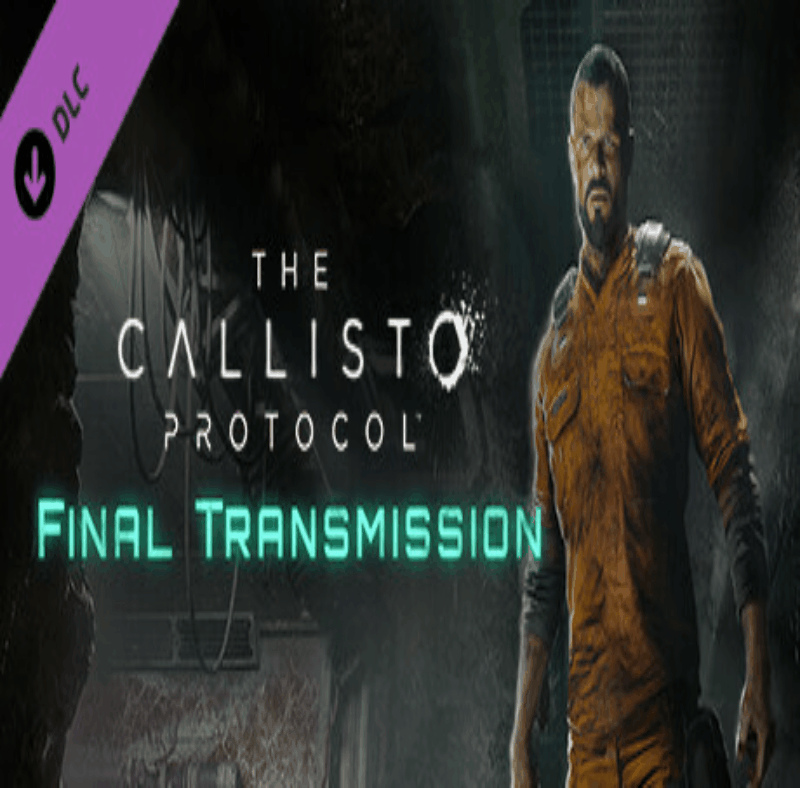 The Callisto Protocol Final transmission poster. The Callisto Protocol Final transmission logo. Calypso Protocol Final.
