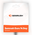 SEMRUSH GURU 14 ДНЕЙ ПРЕМИУМ АККАУНТ🟥АВТО ДОСТАВКА✅