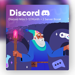 ✨ Discord Nitro 1-12 Month ANY ACCOUNT 🌐🚀 FAST - irongamers.ru