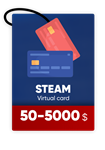 ✅ виртуальный карта Steam Турция ⭐️ 50-5000 USD 💳🌐
