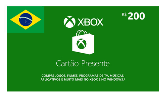 XBOX LIVE GIFT CARD 200 BRL XBOX LIVE KEY BRAZIL