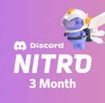 ⭐Discord Nitro 3 месяца + 2 буста ⭐