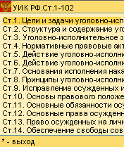 Уголовно-исполнительный кодекс РФ