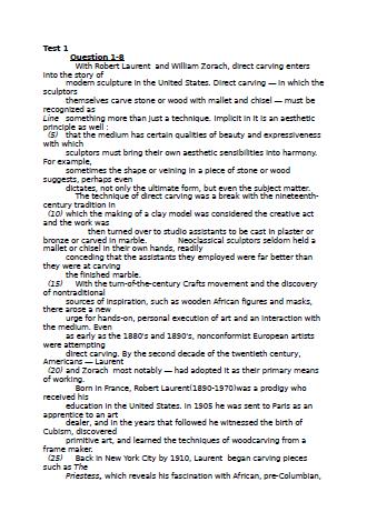 TOEFL Reading Test