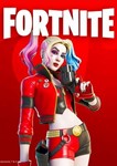 ◄▌▌🟥🟥🟥🟥🟥🟥Rebirth Harley Quinn GLOBAL  FORTNITE