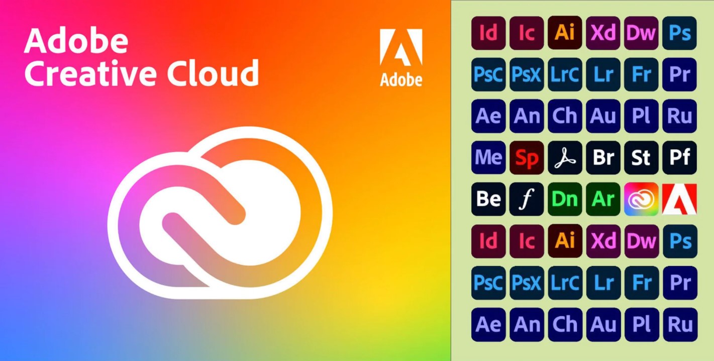 ADOBE CREATIVE CLOUD 1 MONTH ALL APPS KEY ✅