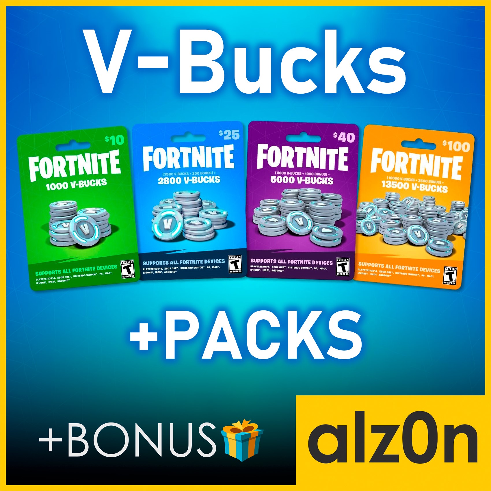 Buy ️Fortnite [VBucks 100013500 Packs] + GIFT🎁 and download