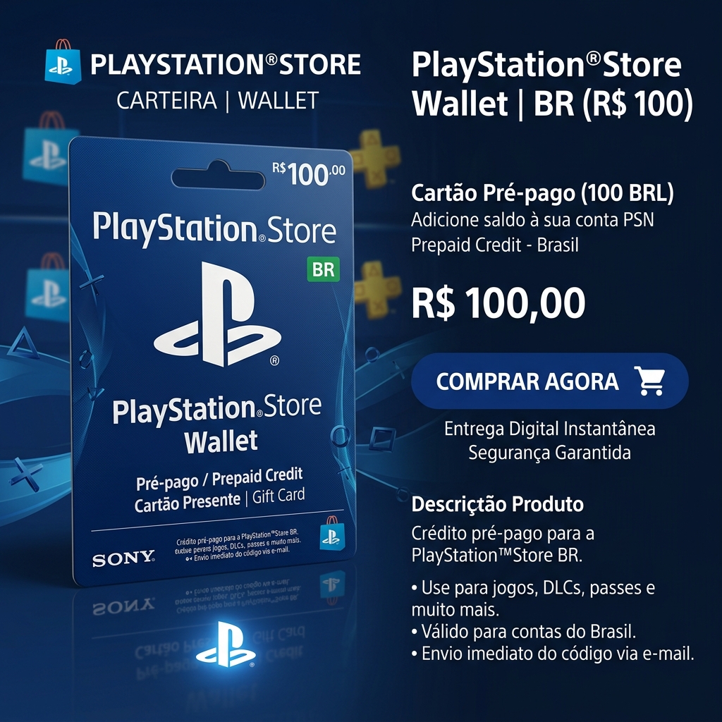 PlayStation Store Wallet Top-up | BR (Brazil) | INSTANT DELIVERY photo 1