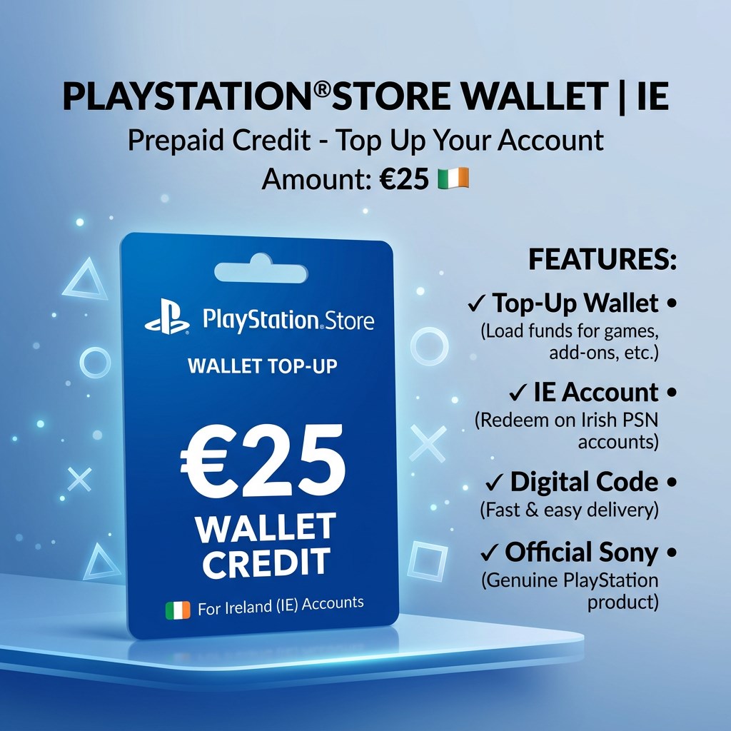 PlayStation Store Wallet Top-up | IE (Ireland) | INSTANT DELIVERY photo 1