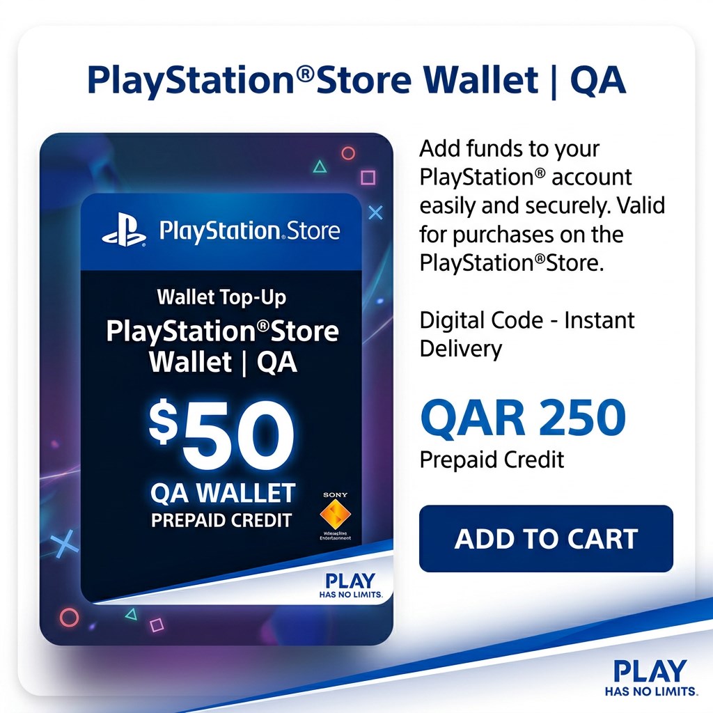 PlayStation Store Wallet Top-up | QA (Qatar) | INSTANT DELIVERY photo 1