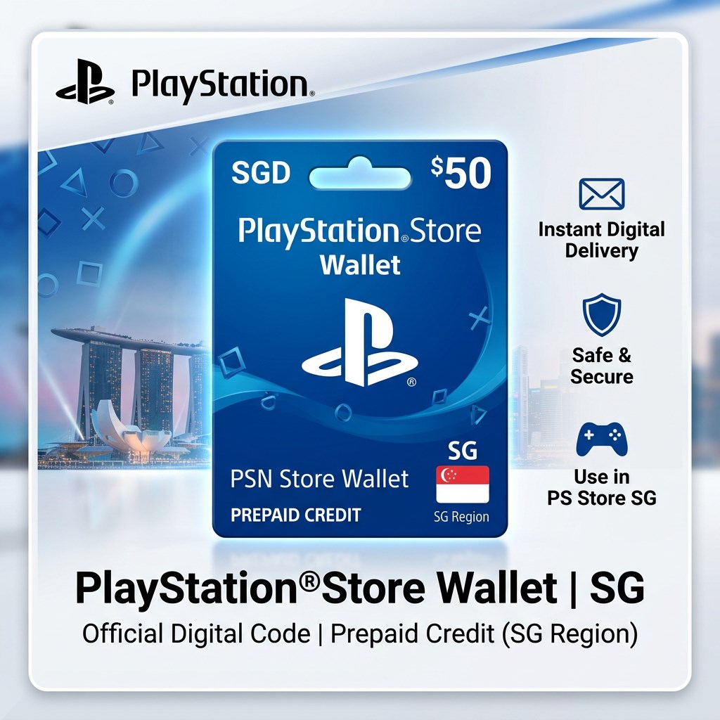 PlayStation Store Wallet Top-up | SG (Singapore) | INSTANT DELIVERY photo 1