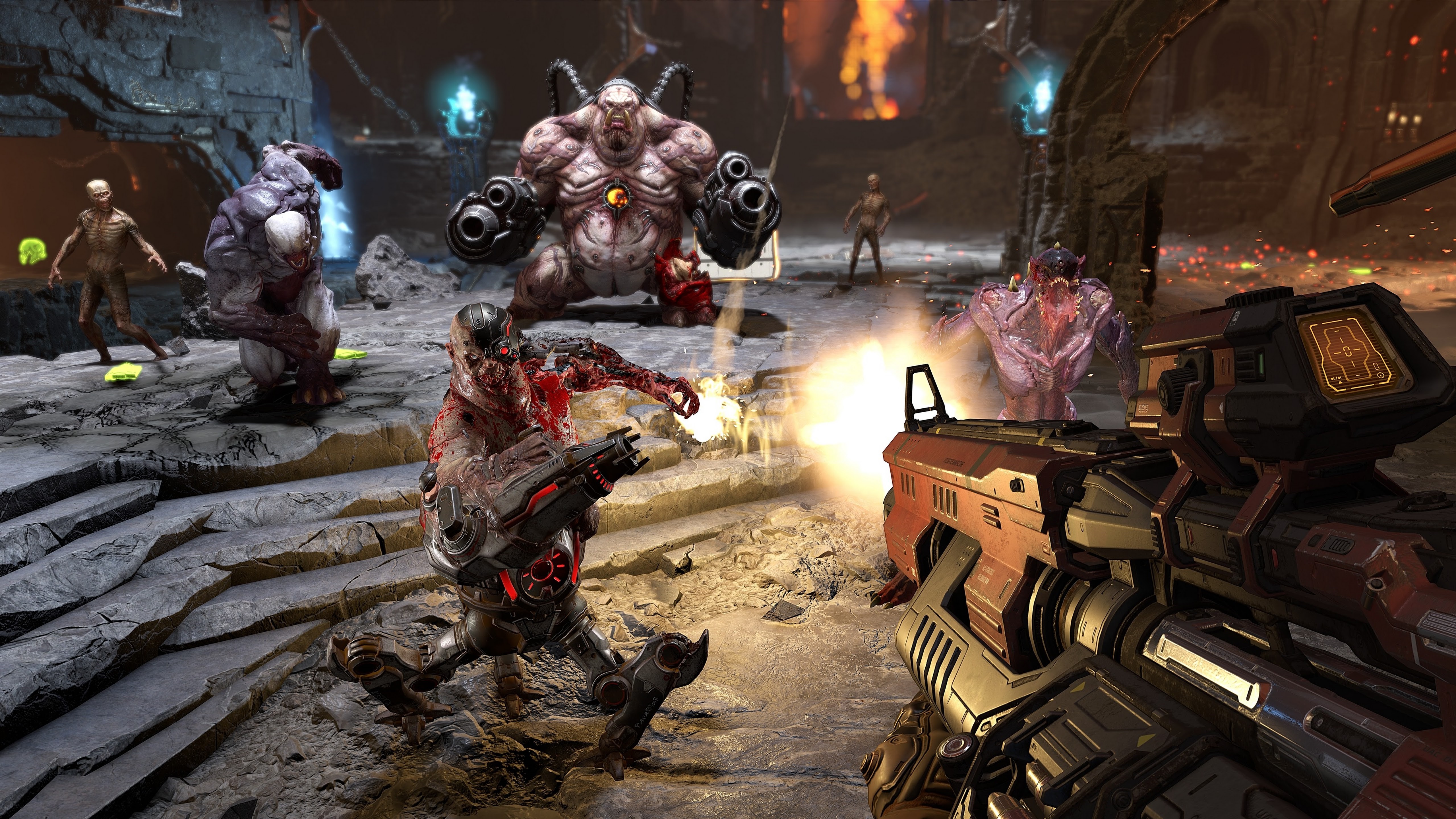 Отзывы новые игры. Doom 2016 Скриншоты геймплея.