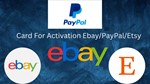 💶Card For eBay/Etsy/Github⚡️Europe/UK Activation✅