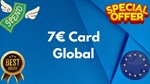 💶7€ Card Global🌎All Services/Subscriptions/Others✅
