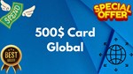 💵500$ Card Global🌎All Services/Subscriptions/Others✅