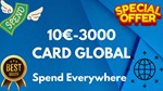 💶10€-3000€ EURO CARD🌎All Services/Google/Others.ect⚡✅