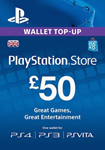*Карта PlayStation (PSN) 50 GBP (50 Фунтов) UK*