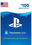 PlayStation Network PSN $100 💳 США 💳 БЕЗ КОМИССИИ