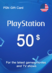 PlayStation Network PSN $50 💳 USA 💳