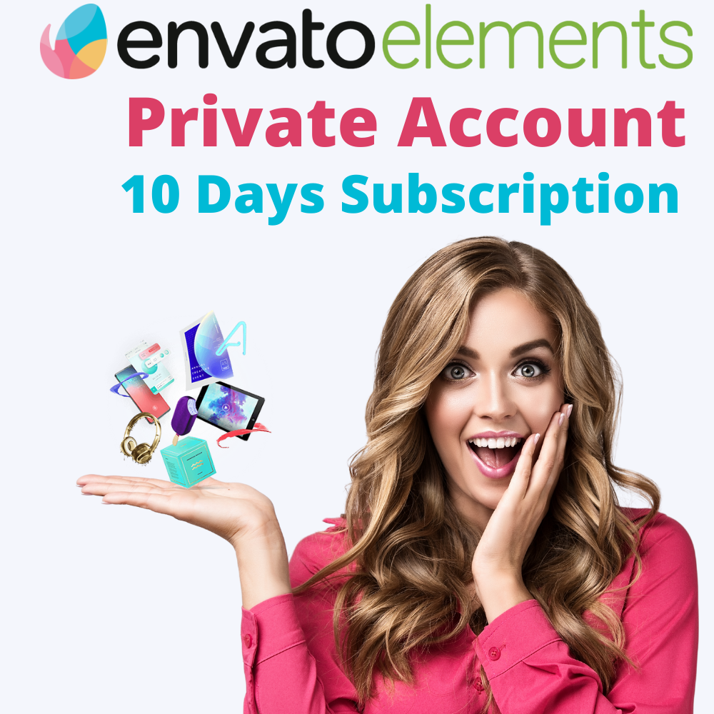 Фотография ✅envato elements private account - 10 days subscription