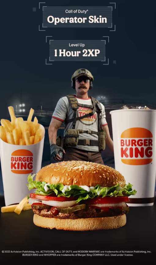 Buy Modern Warfare 2 MW2 Burger 🍔 Town Operator Skin 🍔 and download