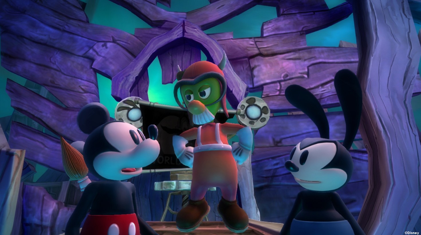 Эпик микки две легенды. Epic Mickey 2 Микки и Освальд. Игра Disney Epic Mickey. Disney Epic Mickey две легенды. Игра Disney Epic Mickey 2 the Power of two.