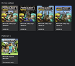 ***Minecraft сезонный пропуск Наборы карт Битва XBOX***