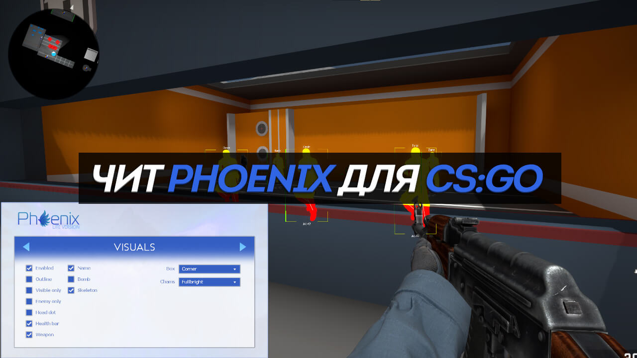 Cheat "Phoenix Hack" for CS: GO forever