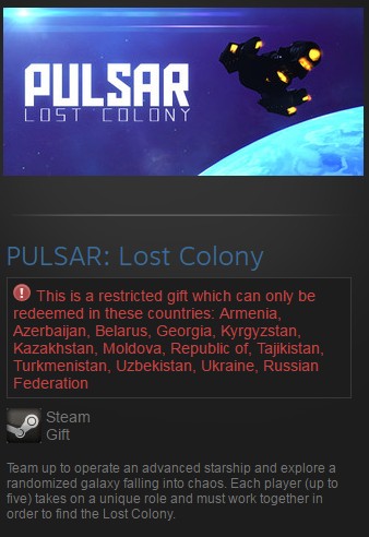 pulsar lost colony steam key free pulsar lost colony steam key free