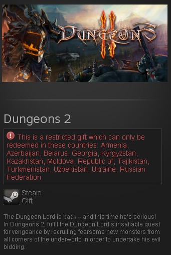 Dungeons 2 (Steam Gift/RU CIS)