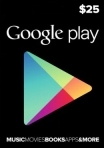Google Play Gift Card 25 USD USA-регион